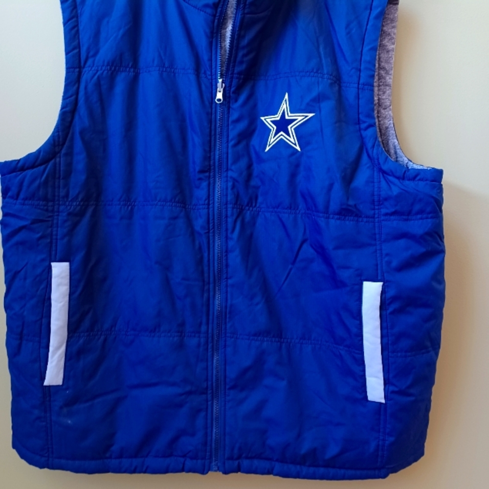 Reversible Cowboys Vest size 2x